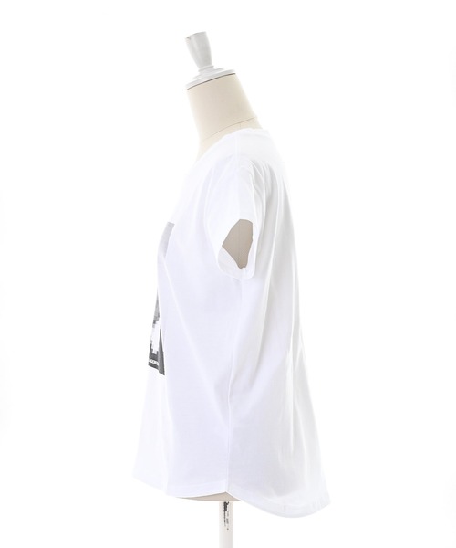 KARL LAGERFELD(カールラガーフェルド)の「【KARL Lagerfeld KIDS】ブロックノイズプリントTシャツ(Tシャツ/カットソー・レディース・ホワイト・12Y)」の3枚目の写真