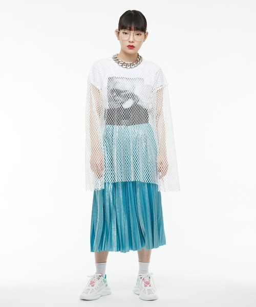 KARL LAGERFELD(カールラガーフェルド)の「【KARL Lagerfeld KIDS】ブロックノイズプリントTシャツ(Tシャツ/カットソー・レディース・ホワイト・12Y)」の2枚目の写真