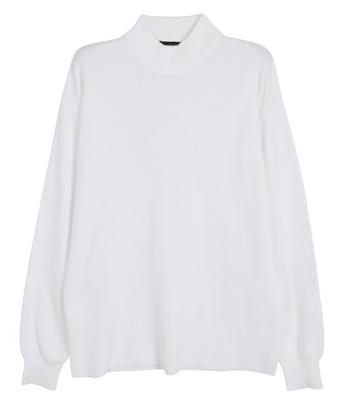 roshell（ロシェル）の「ミラノリブモックネックニット セーター（手洗いOK）（ニット/セーター・メンズ・ホワイト/モカ/グレー/ブラック/ネイビー・SMALL/LARGE/X-LARGE/MEDIUM）」の12枚目の写真