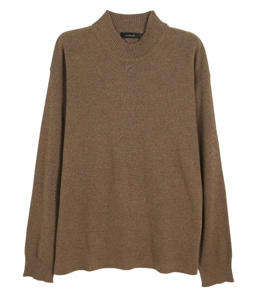 roshell（ロシェル）の「ミラノリブモックネックニット セーター（手洗いOK）（ニット/セーター・メンズ・ホワイト/モカ/グレー/ブラック/ネイビー・SMALL/LARGE/X-LARGE/MEDIUM）」の18枚目の写真