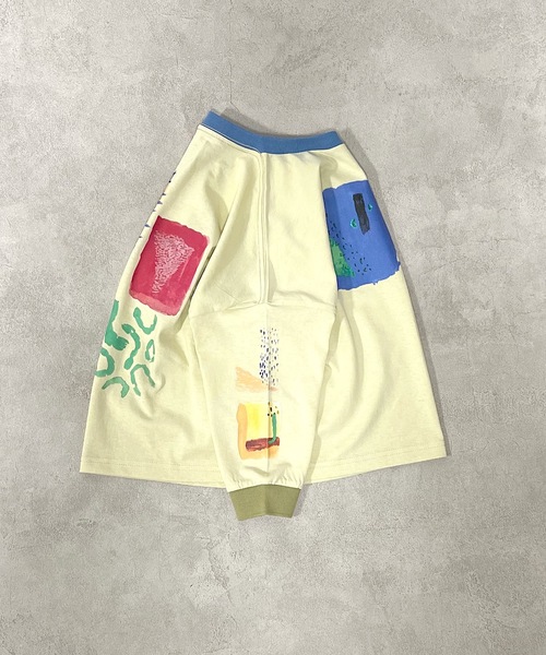 HOGAN RANCH WEAR（ホーガンランチウエア）の「ソデリブビッグロンT（H-6879/90～140cm）（Tシャツ/カットソー・キッズ・グレー/サンドベージュ/オフホワイト・90/100/110/120/130/140）」の15枚目の写真