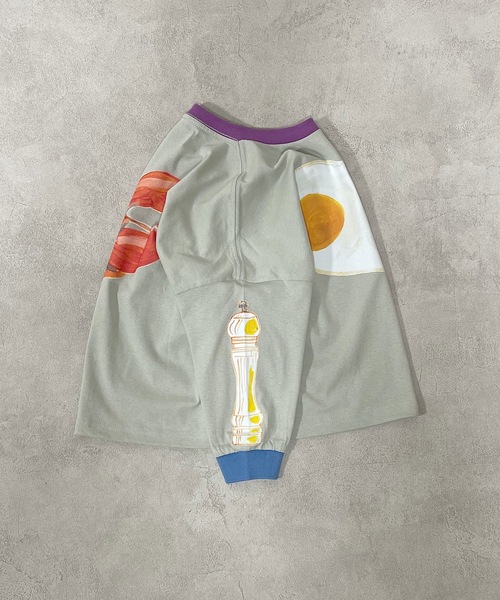 HOGAN RANCH WEAR（ホーガンランチウエア）の「ソデリブビッグロンT（H-6879/90～140cm）（Tシャツ/カットソー・キッズ・グレー/サンドベージュ/オフホワイト・90/100/110/120/130/140）」の13枚目の写真