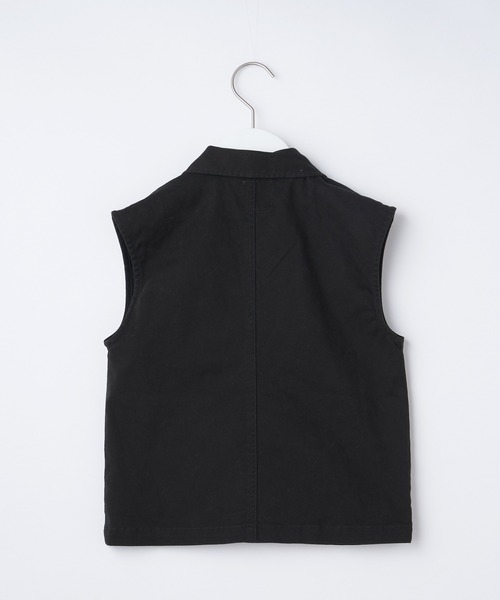 CIAOPANIC TYPY（チャオパニックティピー）の「■【KIDS】ミリタリーツイルベスト（ベスト・キッズ・チャコールグレー/カーキ・SMALL/MEDIUM/LARGE/X-LARGE/XX-LARGE）」の8枚目の写真