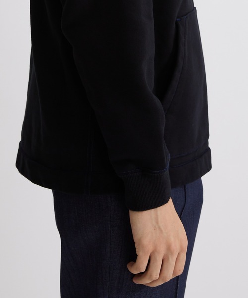 UNITED TOKYO(ユナイテッドトウキョウ)の「バイカラーステッチ 裏毛パーカー(パーカー・メンズ・ブラック・3/2/1/4)」の5枚目の写真