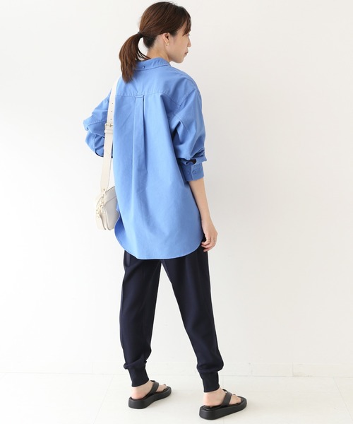 SLOBE IENA(スローブイエナ)の「カットジョーゼットジョガーパンツ◆(その他パンツ・レディース・ブラック/ネイビー・38/36)」の13枚目の写真