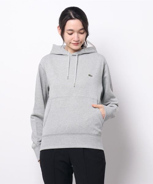 SLOBE IENA(スローブイエナ)の「【LACOSTE / ラコステ】スウェットパーカー【洗濯機洗い可】(パーカー・レディース・グレー・FREE)」の2枚目の写真
