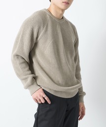 BATONER（バトナー）の「【BATONER】シグネチャー片畔クルーネックニット SIGNATURE CREW NECK/BN-22SM-001（ニット/セーター・メンズ）」