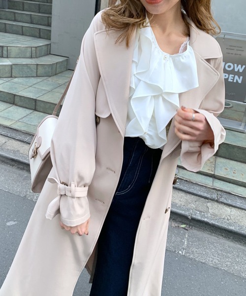 OLIVE des OLIVE（オリーブデオリーブ）の「たくさんフリルブラウス（シャツ/ブラウス・レディース・ホワイト/ブラック/オフホワイト・FREE）」の18枚目の写真