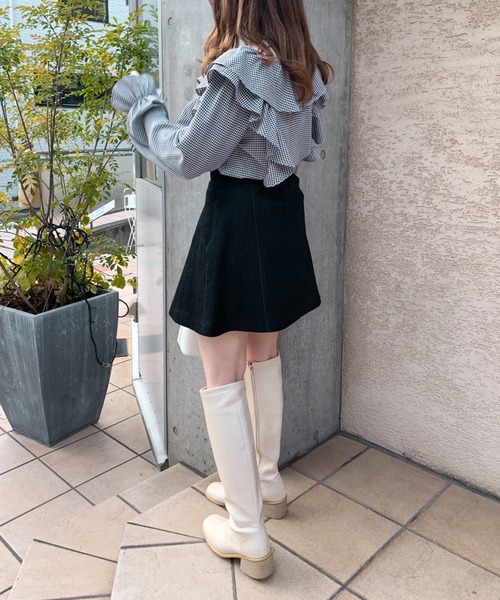 OLIVE des OLIVE（オリーブデオリーブ）の「たくさんフリルブラウス（シャツ/ブラウス・レディース・ホワイト/ブラック/オフホワイト・FREE）」の20枚目の写真