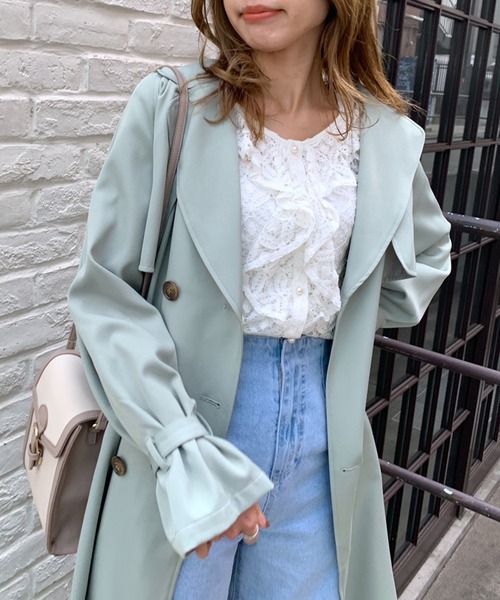 OLIVE des OLIVE（オリーブデオリーブ）の「たくさんフリルブラウス（シャツ/ブラウス・レディース・ホワイト/ブラック/オフホワイト・FREE）」の11枚目の写真