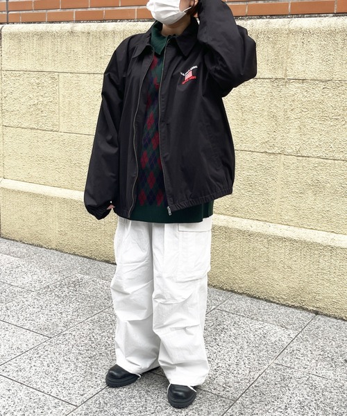 CPCM（シーピーシーエム）の「アソート柄ニットポロシャツ（ポロシャツ・メンズ・ネイビー/オフホワイト/グリーン・MEDIUM/LARGE）」の19枚目の写真