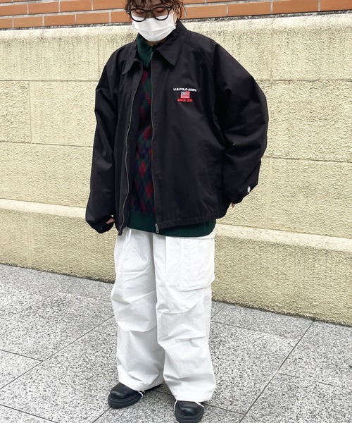 CPCM（シーピーシーエム）の「アソート柄ニットポロシャツ（ポロシャツ・メンズ・ネイビー/オフホワイト/グリーン・MEDIUM/LARGE）」の16枚目の写真