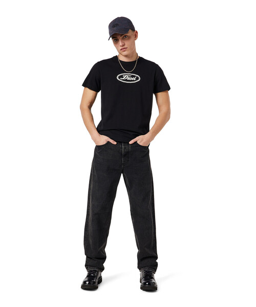 DIESEL（ディーゼル）の「メンズ Ｔシャツ ロゴ（Tシャツ/カットソー・メンズ・ホワイト/ブラック/イエロー・SMALL/MEDIUM/LARGE/X-LARGE/XX-LARGE/X-SMALL/XXX-LARGE）」の9枚目の写真