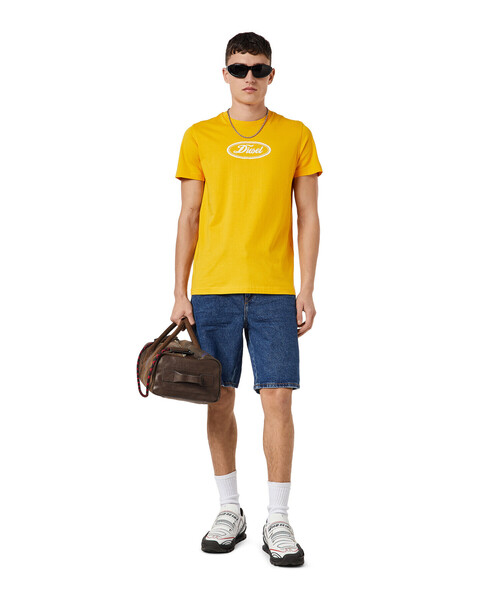 DIESEL（ディーゼル）の「メンズ Ｔシャツ ロゴ（Tシャツ/カットソー・メンズ・ホワイト/ブラック/イエロー・SMALL/MEDIUM/LARGE/X-LARGE/XX-LARGE/X-SMALL/XXX-LARGE）」の13枚目の写真