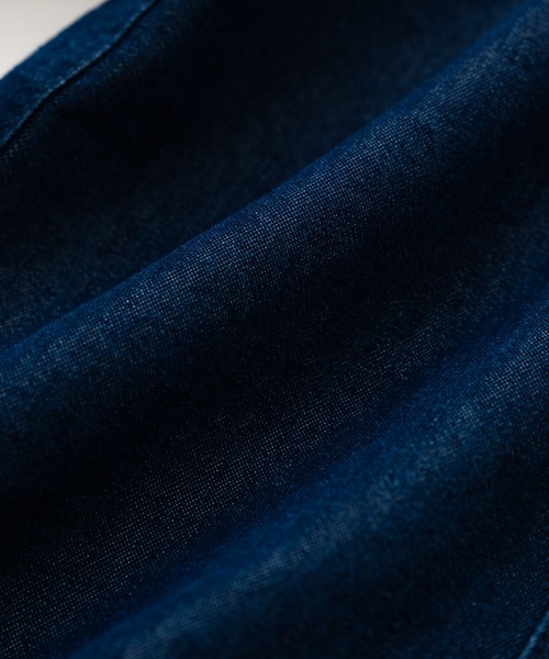 RUGGEDWORKS（ラゲッドワークス）の「《お揃い》ライトオンスデニムシャツワンピース（シャツワンピース・キッズ・サックスブルー/ブルー・S/M/L/XL/XS）」の16枚目の写真