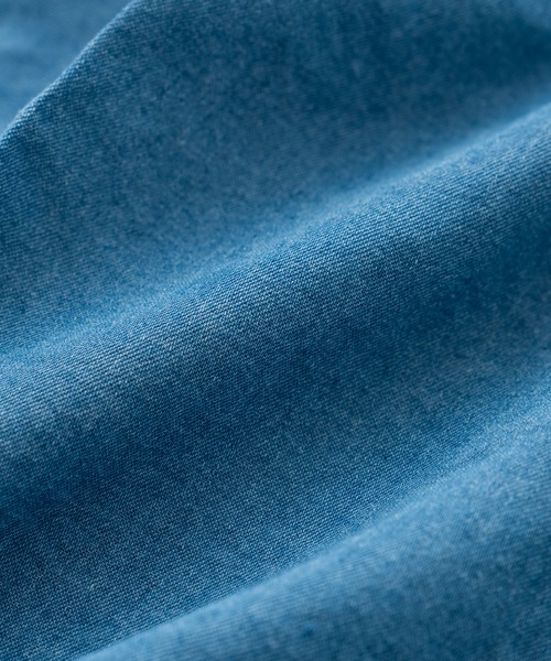 RUGGEDWORKS（ラゲッドワークス）の「《お揃い》ライトオンスデニムシャツワンピース（シャツワンピース・キッズ・サックスブルー/ブルー・S/M/L/XL/XS）」の14枚目の写真