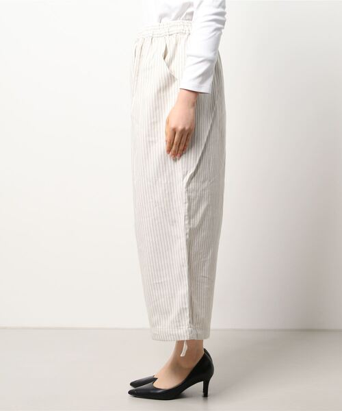 Samansa Mos2（サマンサ モスモス）の「ツイル裾ドロストパンツ（その他パンツ・レディース・ベージュ/オフホワイト/カーキ/チャコール・ﾌﾘ-）」の5枚目の写真
