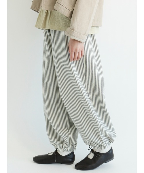 未使用2025 DRAWER M.SUMMER2 ストライプドロストパンツ 未使用2025 DRAWER M.SUMMER2 ストライプドロストパンツ