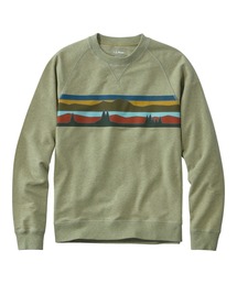 エル・エル・ビーン・コンフォート・キャンプ・スウェットシャツ、クルーネック グラフィック 米国フィット・レギュラー