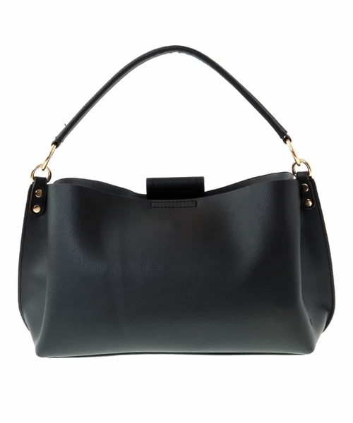 OFUON le MK(オフオンルエムケー)の「ベルトディテールハンドバッグ(ハンドバッグ・レディース・アイボリー/ブラック・38)」の8枚目の写真