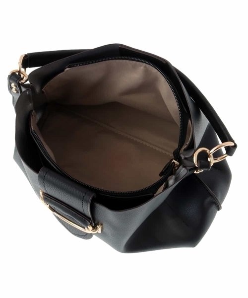 OFUON le MK(オフオンルエムケー)の「ベルトディテールハンドバッグ(ハンドバッグ・レディース・アイボリー/ブラック・38)」の9枚目の写真