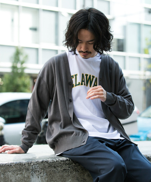 URBAN RESEARCH(アーバンリサーチ)の「ハイゲージコットンカーディガン(カーディガン/ボレロ・メンズ・ブラック/グレー/グリーン系その他・MEDIUM/LARGE/X-LARGE)」の5枚目の写真