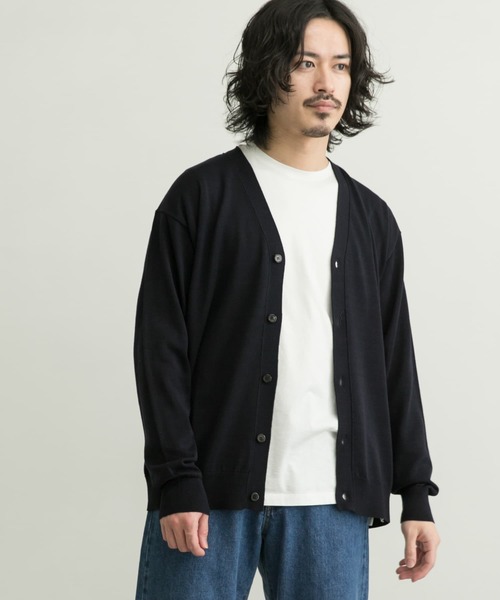 URBAN RESEARCH(アーバンリサーチ)の「ハイゲージコットンカーディガン(カーディガン/ボレロ・メンズ・ブラック/グレー/グリーン系その他・MEDIUM/LARGE/X-LARGE)」の11枚目の写真