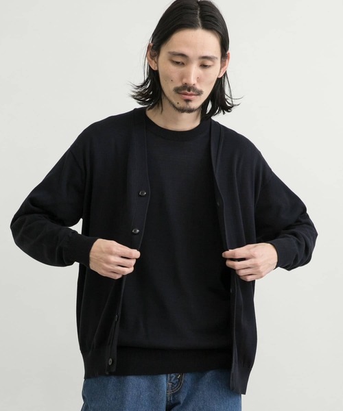 URBAN RESEARCH(アーバンリサーチ)の「ハイゲージコットンカーディガン(カーディガン/ボレロ・メンズ・ブラック/グレー/グリーン系その他・MEDIUM/LARGE/X-LARGE)」の17枚目の写真