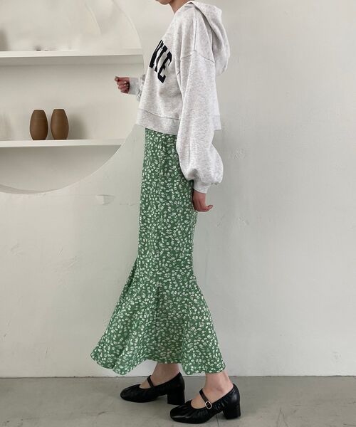 MAJESTIC LEGON（マジェスティックレゴン）の「カレッジライクロゴフーディ（パーカー・レディース・アイボリー/グリーン/ネイビー/グレー・MEDIUM）」の20枚目の写真