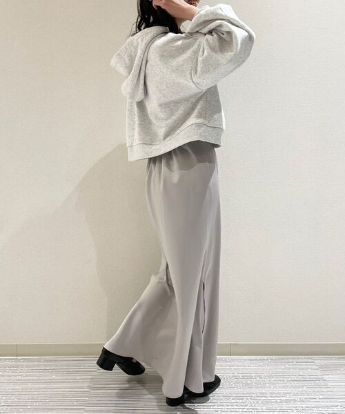 MAJESTIC LEGON（マジェスティックレゴン）の「カレッジライクロゴフーディ（パーカー・レディース・アイボリー/グリーン/ネイビー/グレー・MEDIUM）」の12枚目の写真