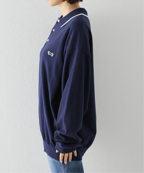 PENNEYS(ぺニーズ)の「【PENNEY'S/ペニーズ】FOX the FOX ls ポロシャツ(ニット/セーター・レディース・ネイビー/グリーン・FREE)」の6枚目の写真