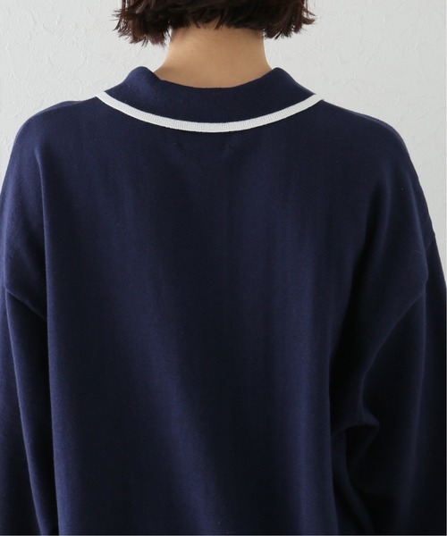 PENNEYS(ぺニーズ)の「【PENNEY'S/ペニーズ】FOX the FOX ls ポロシャツ(ニット/セーター・レディース・ネイビー/グリーン・FREE)」の9枚目の写真