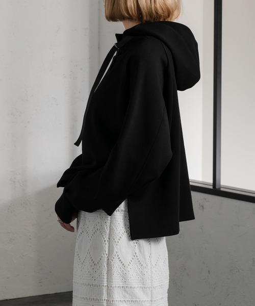 Ezick（エジック）の「ダンボールプルパーカー（パーカー・レディース・ホワイト/ブラック/ミント・FREE）」の12枚目の写真