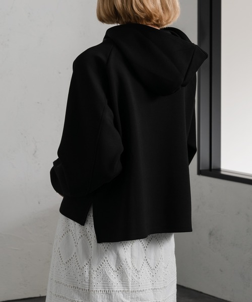 Ezick（エジック）の「ダンボールプルパーカー（パーカー・レディース・ホワイト/ブラック/ミント・FREE）」の13枚目の写真