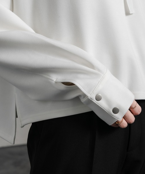 Ezick（エジック）の「ダンボールプルパーカー（パーカー・レディース・ホワイト/ブラック/ミント・FREE）」の20枚目の写真