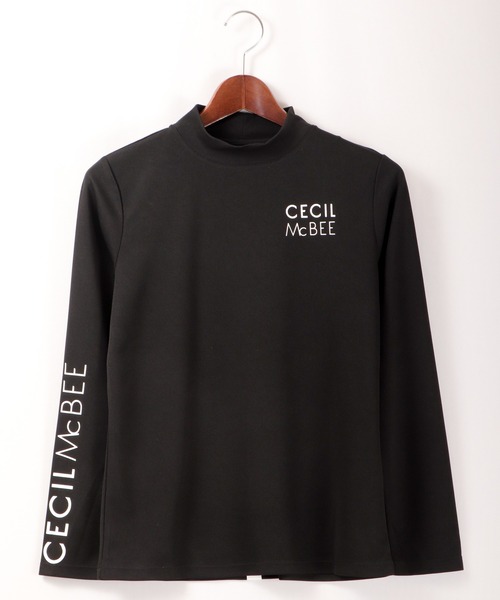 CECIL McBEE(セシルマクビー)の「CECIL McBEE green ロゴモックネックLS GOLF(Tシャツ/カットソー・レディース・ホワイト/ブラック・1/2)」の12枚目の写真