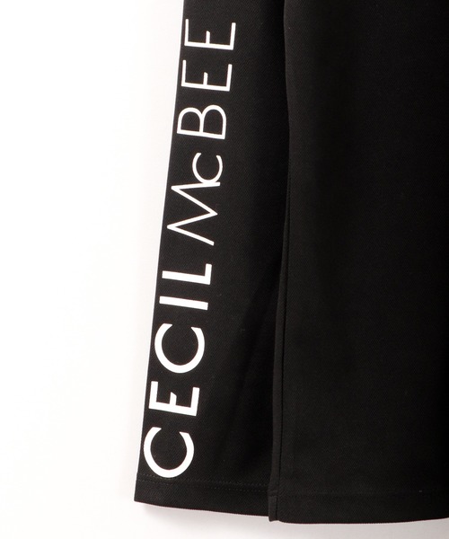 CECIL McBEE(セシルマクビー)の「CECIL McBEE green ロゴモックネックLS GOLF(Tシャツ/カットソー・レディース・ホワイト/ブラック・1/2)」の6枚目の写真