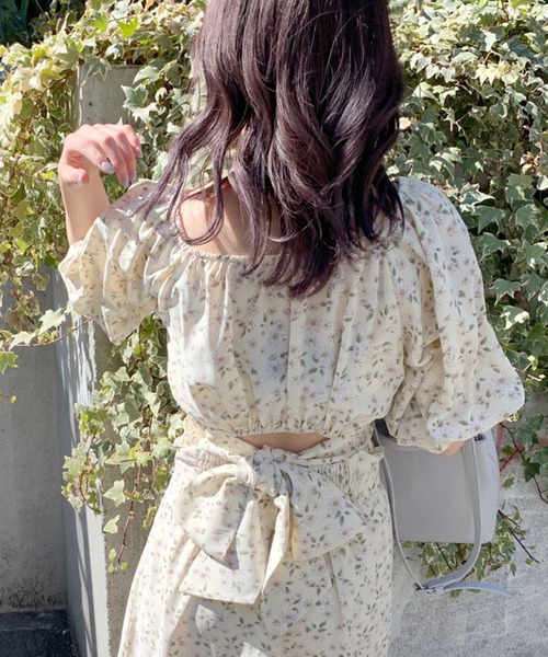 OLIVE des OLIVE（オリーブデオリーブ）の「マーガレットバックリボンブラウス（シャツ/ブラウス・レディース・ブラック/イエロー/ミント・FREE）」の3枚目の写真