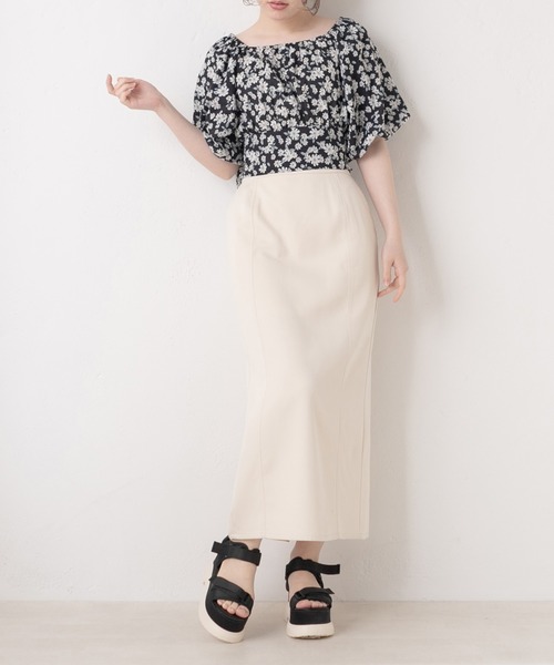 OLIVE des OLIVE（オリーブデオリーブ）の「マーガレットバックリボンブラウス（シャツ/ブラウス・レディース・ブラック/イエロー/ミント・FREE）」の5枚目の写真