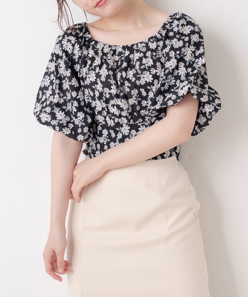 OLIVE des OLIVE（オリーブデオリーブ）の「マーガレットバックリボンブラウス（シャツ/ブラウス・レディース・ブラック/イエロー/ミント・FREE）」の7枚目の写真