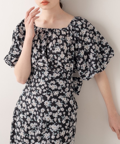 OLIVE des OLIVE（オリーブデオリーブ）の「マーガレットバックリボンブラウス（シャツ/ブラウス・レディース・ブラック/イエロー/ミント・FREE）」の11枚目の写真