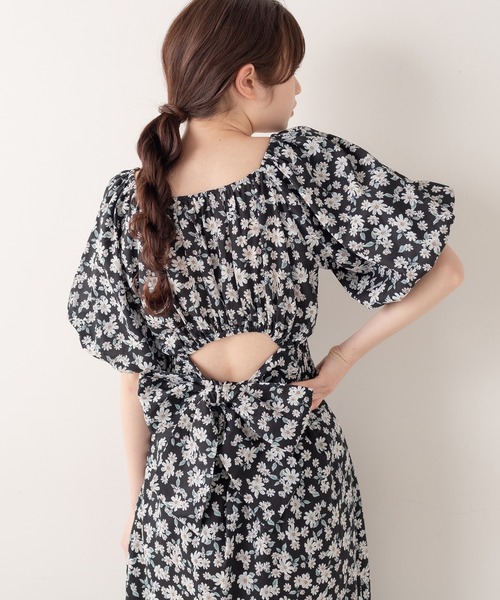 OLIVE des OLIVE（オリーブデオリーブ）の「マーガレットバックリボンブラウス（シャツ/ブラウス・レディース・ブラック/イエロー/ミント・FREE）」の12枚目の写真