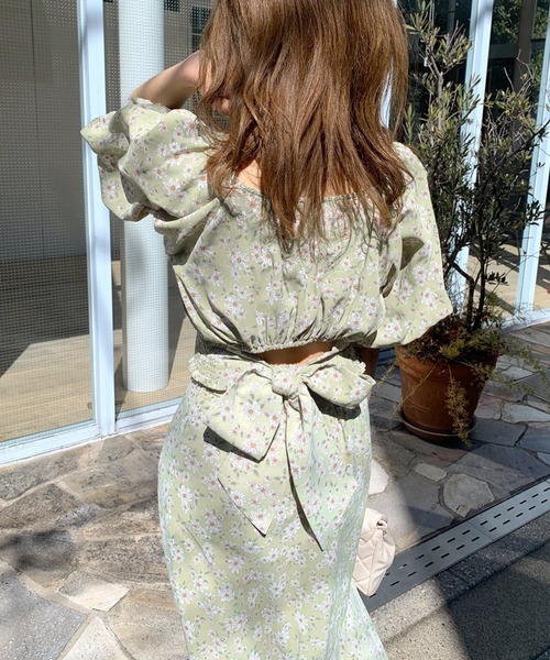 OLIVE des OLIVE（オリーブデオリーブ）の「マーガレットバックリボンブラウス（シャツ/ブラウス・レディース・ブラック/イエロー/ミント・FREE）」の15枚目の写真