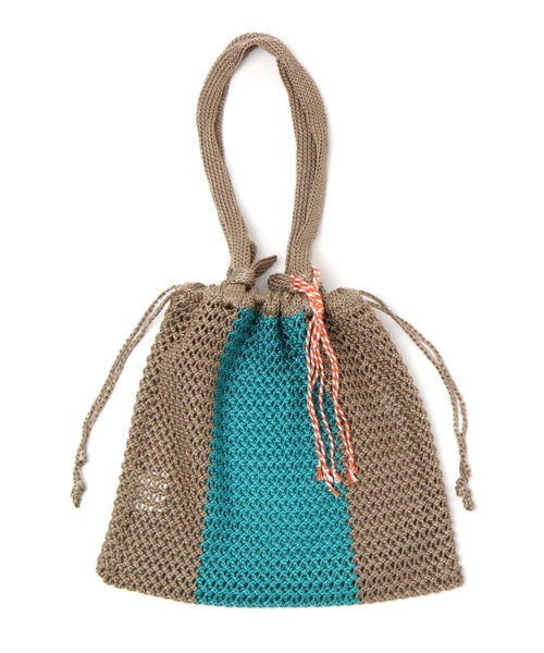 studio CLIP（スタディオクリップ）の「ナイロン編みカラートートバッグ（トートバッグ・レディース・サックスブルー/ベージュ/ピンク/ブラック・FREE）」の13枚目の写真