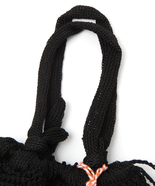 studio CLIP（スタディオクリップ）の「ナイロン編みカラートートバッグ（トートバッグ・レディース・サックスブルー/ベージュ/ピンク/ブラック・FREE）」の8枚目の写真