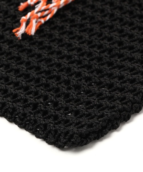 studio CLIP（スタディオクリップ）の「ナイロン編みカラートートバッグ（トートバッグ・レディース・サックスブルー/ベージュ/ピンク/ブラック・FREE）」の6枚目の写真