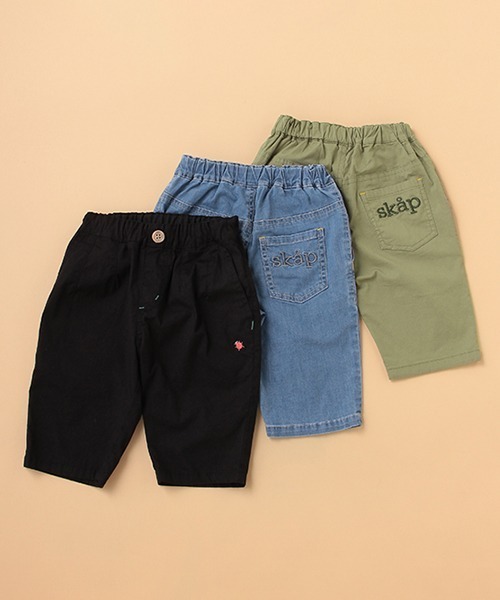 kladskap（クレードスコープ）の「ロゴ6分丈シェフパンツ（その他パンツ・キッズ・カーキ/サックスブルー/ブラック・100cm/110cm/120cm/130cm/90cm）」の14枚目の写真