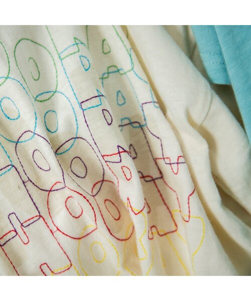 BREEZE（ブリーズ）の「/NET別注4柄刺繍Tシャツ（Tシャツ/カットソー・キッズ・チャコール/キナリ/ミント/ラベンダー・140/90/80/130/110/100/120）」の14枚目の写真