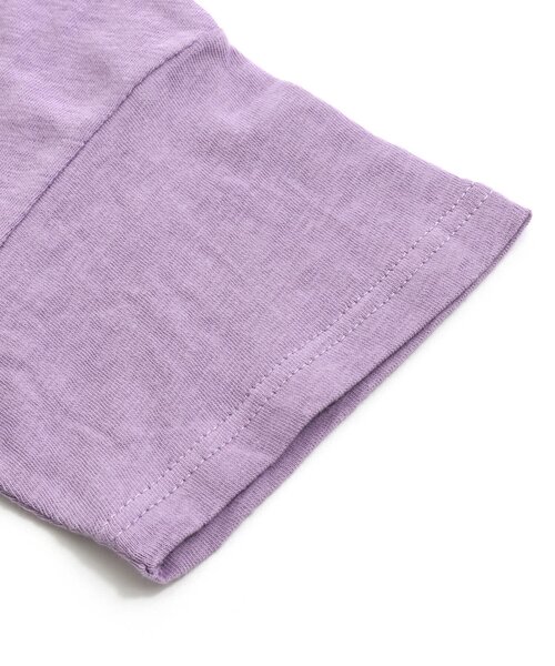 BREEZE（ブリーズ）の「/NET別注4柄刺繍Tシャツ（Tシャツ/カットソー・キッズ・チャコール/キナリ/ミント/ラベンダー・140/90/80/130/110/100/120）」の20枚目の写真