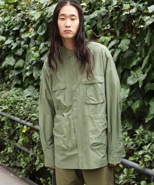 Nanga ナンガ トップス C N N1iz2mg4 Ripstop Shirt Camp キャンプシャツ 48 22ss キャンプシャツ シャツ ブラウス Nanga ナンガ のファッション